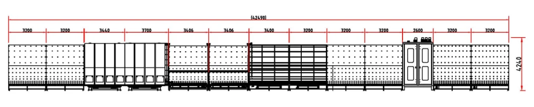 Jumbo Size 3300X6000 Insulating Glass Gas Filling Igu Machine