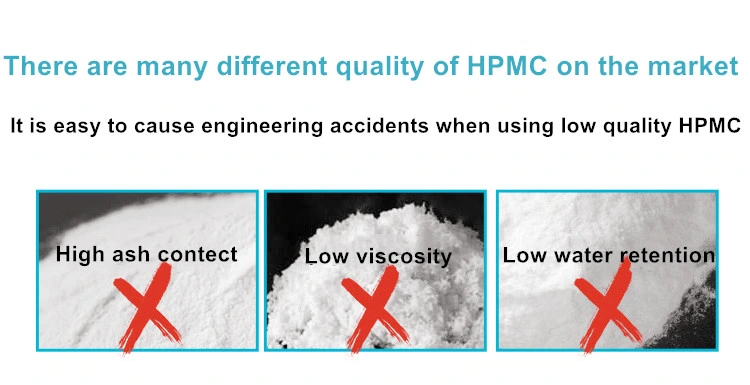 Chemical Thickener Binder Adhesive Cellulose HPMC Equivalent to Mecellose, Walocel, Natrosol, Methocel, Tylose.