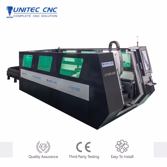 Macchina da taglio laser a fibra CNC per metallo, acciaio al carbonio, acciaio inossidabile